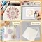16-Pack Mandala Stencils – Reusable 4.7 x 4.7 in Templates for DIY Crafts on Wood, Rocks, Walls, Fabric & Home Decor